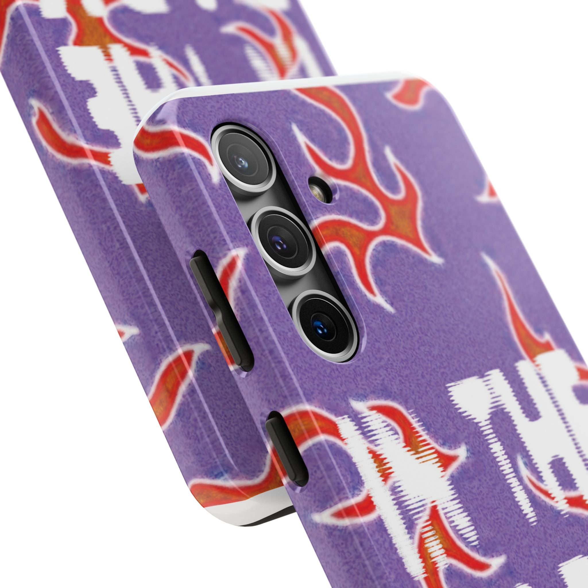 "In the Dark" Purple Flame - Phone Case