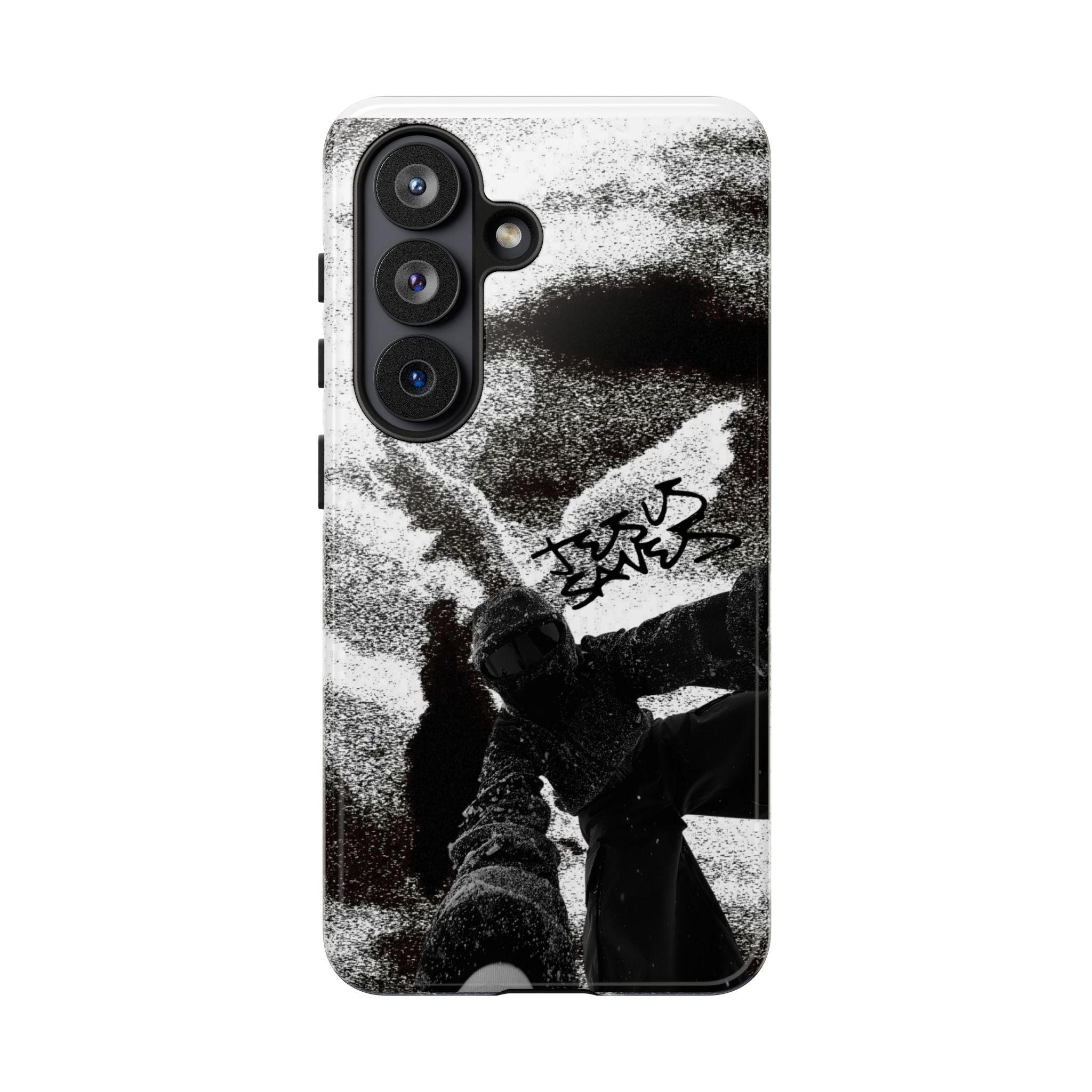 "Jesus Saves" Snowboarder - Tough Phone Case