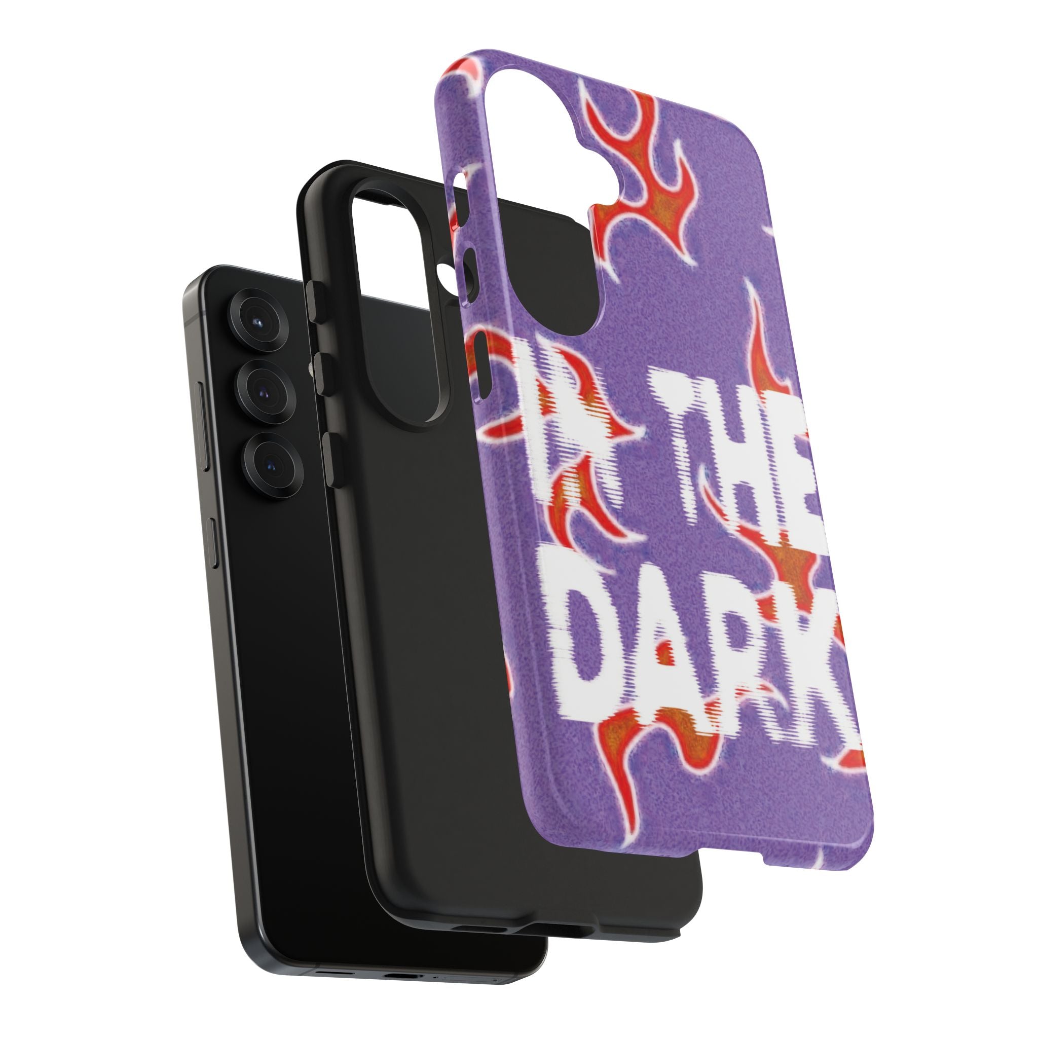 "In the Dark" Purple Flame - Phone Case