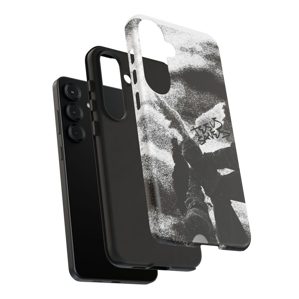 "Jesus Saves" Snowboarder - Tough Phone Case