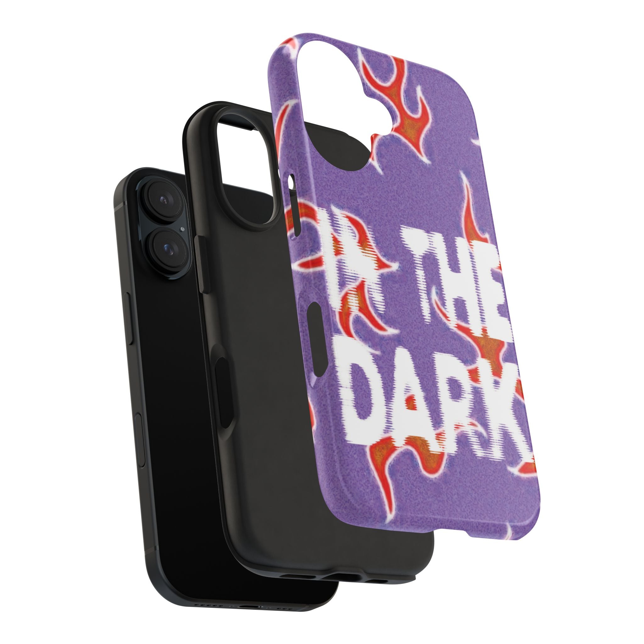 "In the Dark" Purple Flame - Phone Case