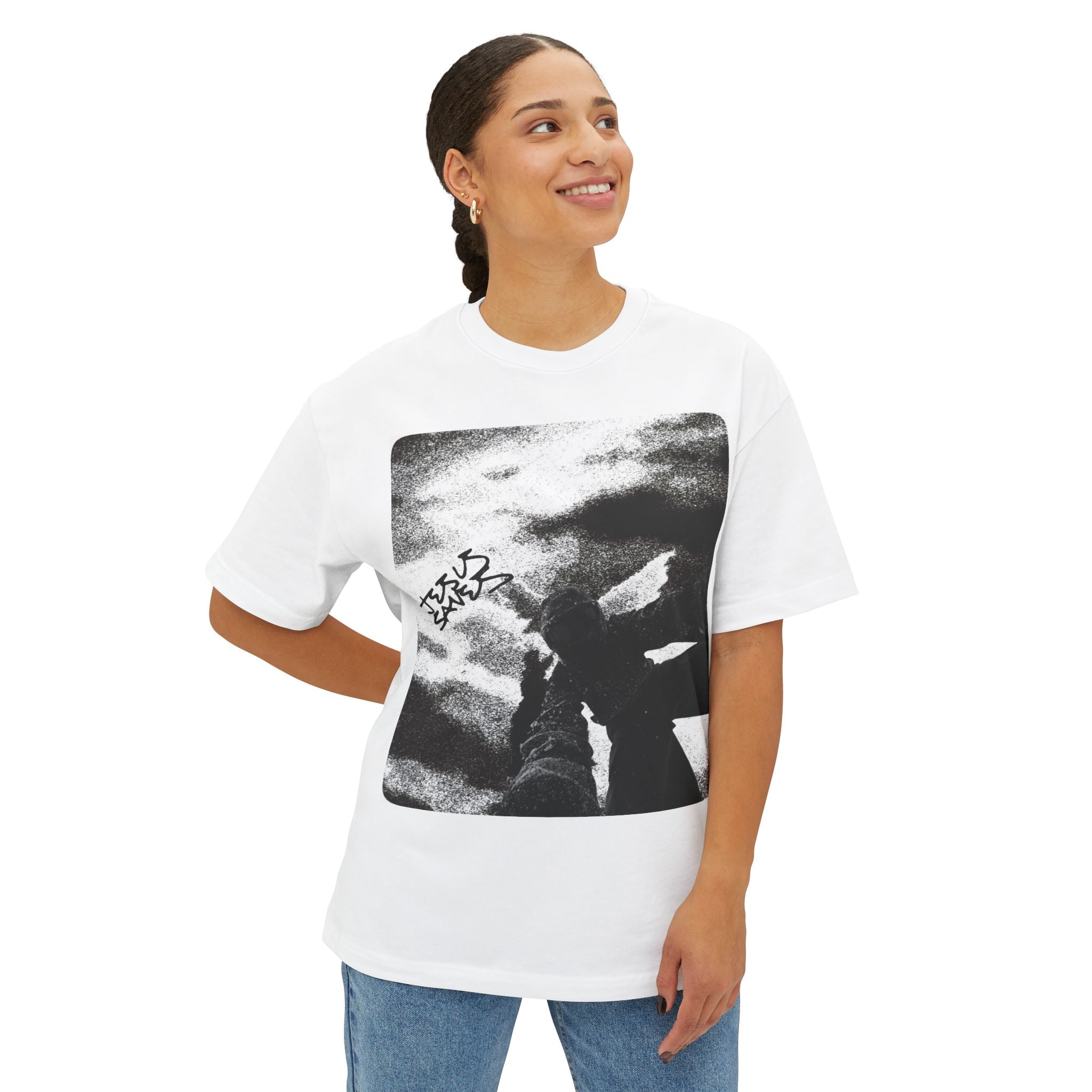 "Jesus Saves" Snowboarder - T Shirt