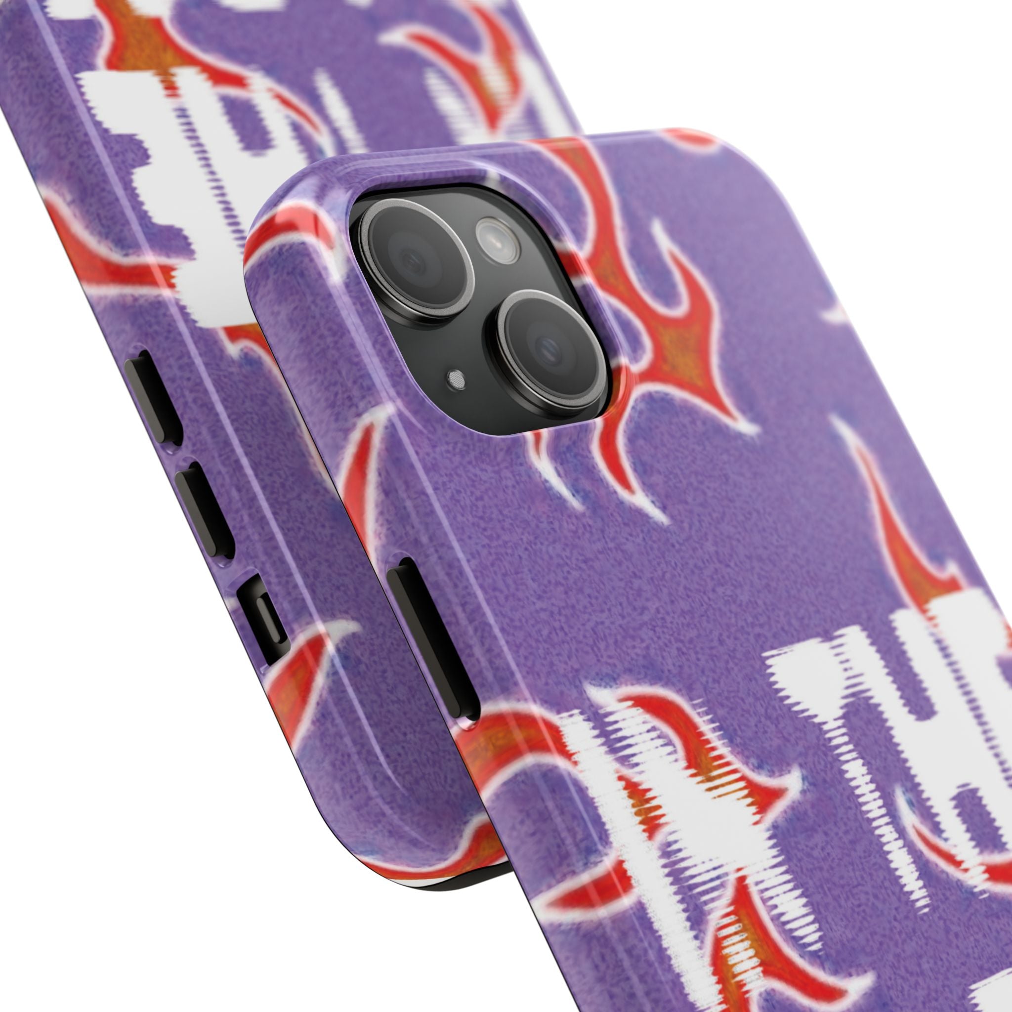 "In the Dark" Purple Flame - Phone Case