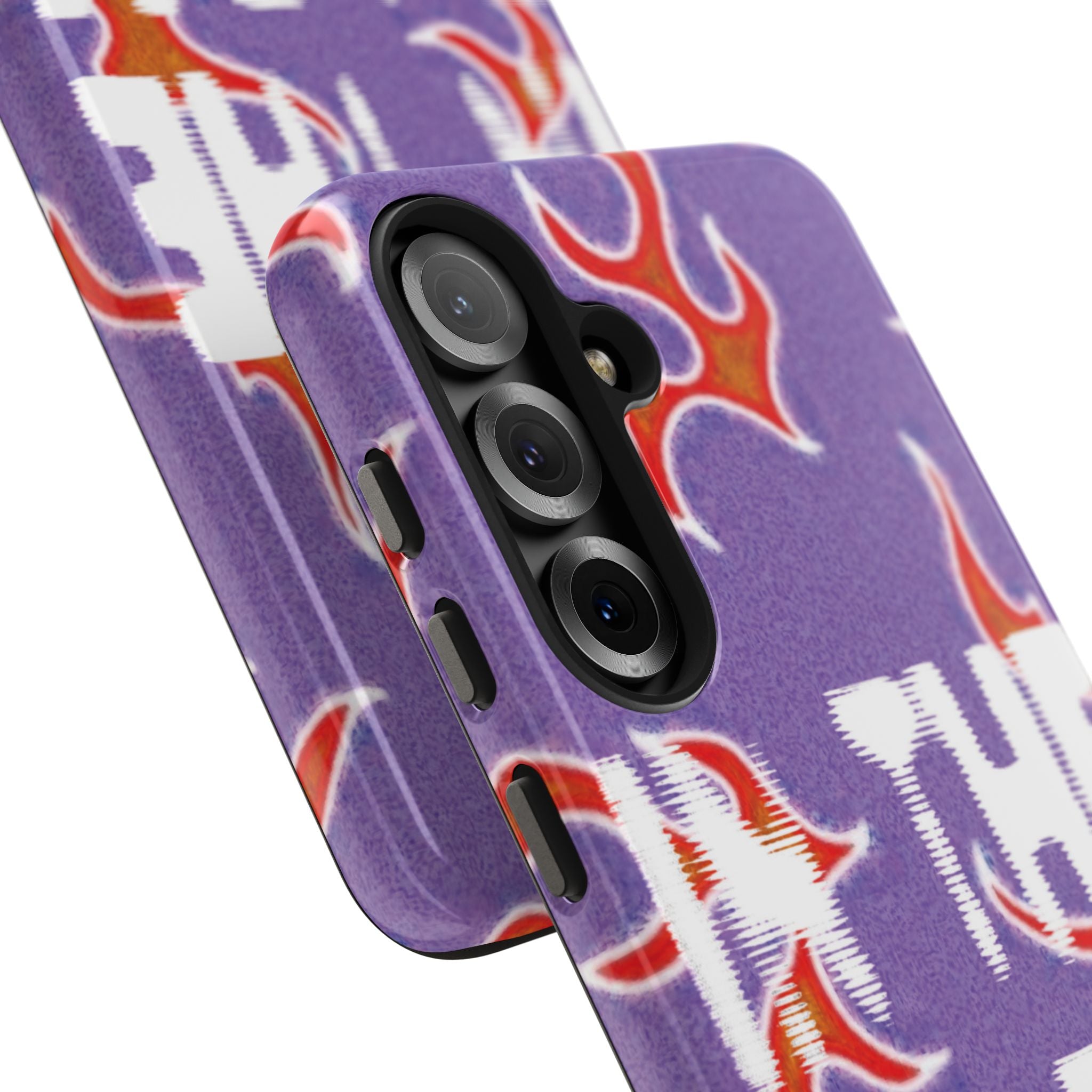 "In the Dark" Purple Flame - Phone Case