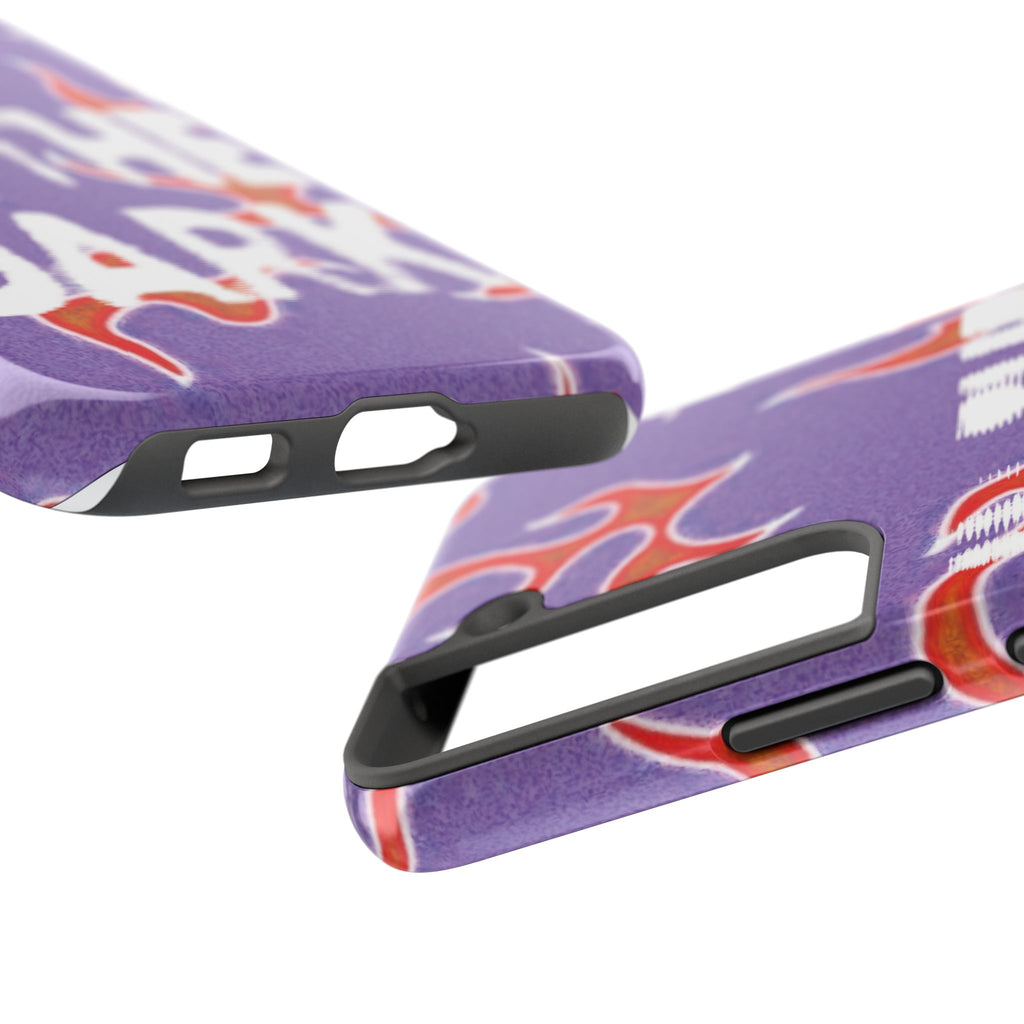 "In the Dark" Purple Flame - Phone Case