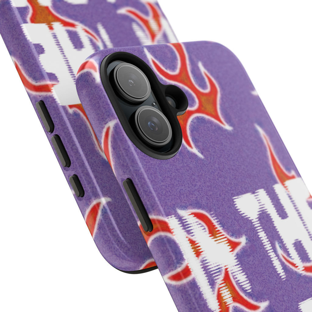 "In the Dark" Purple Flame - Phone Case