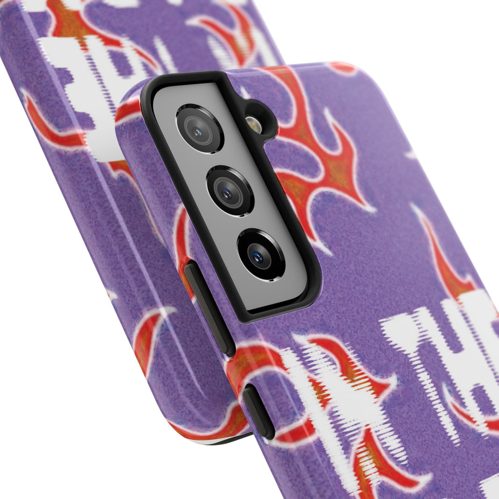 "In the Dark" Purple Flame - Phone Case