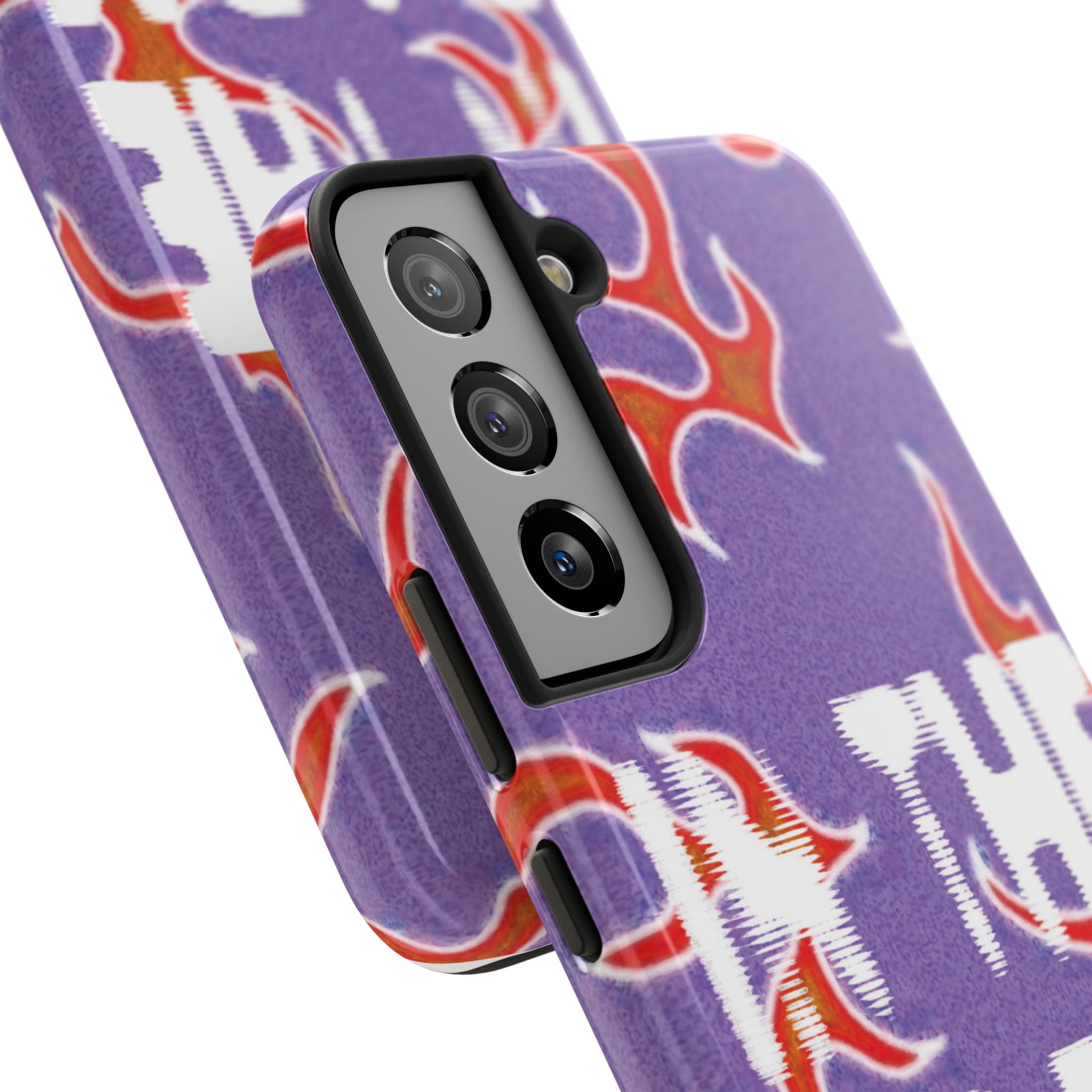 "In the Dark" Purple Flame - Phone Case