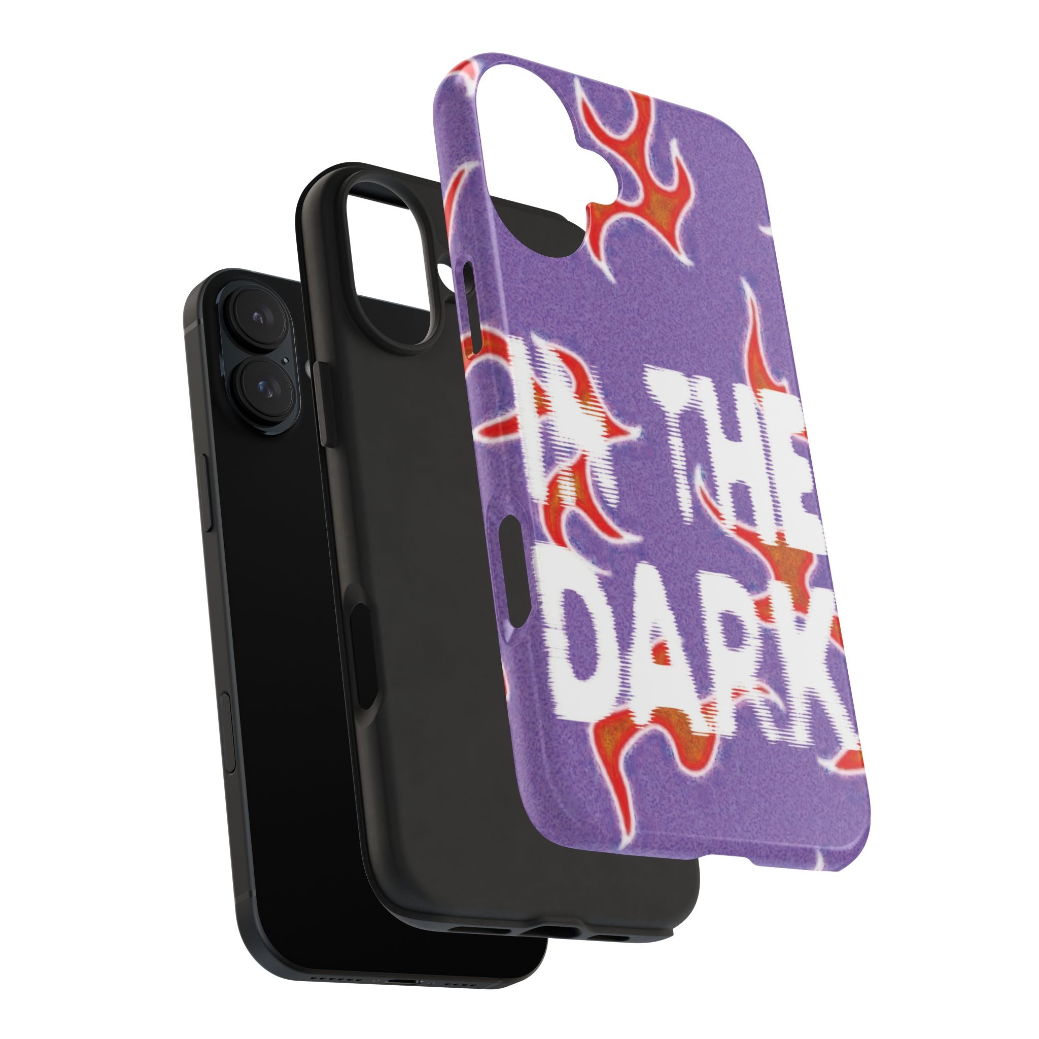 "In the Dark" Purple Flame - Phone Case