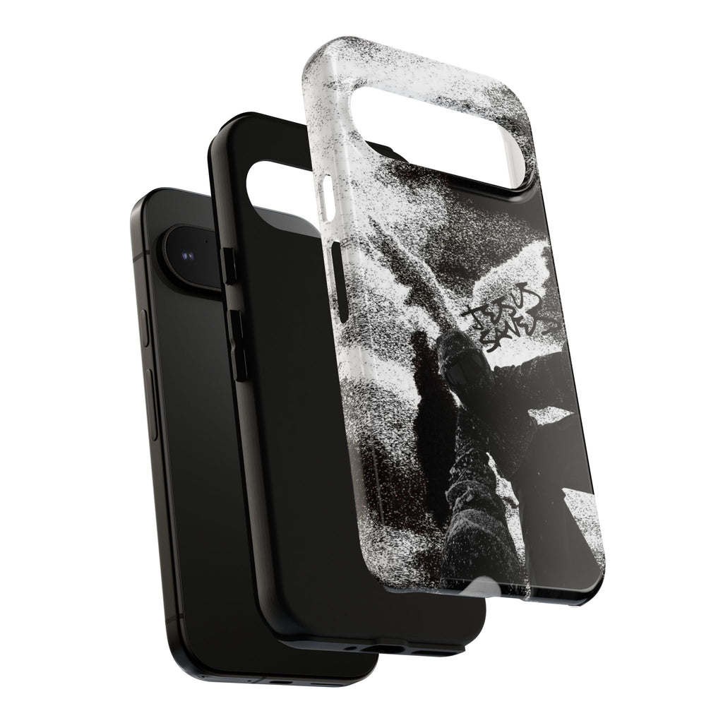 "Jesus Saves" Snowboarder - Tough Phone Case