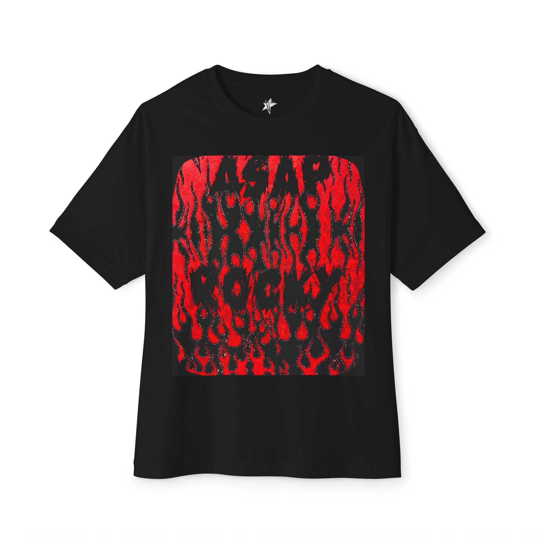"ASAP ROCKY" Flame - Oversized T-Shirt