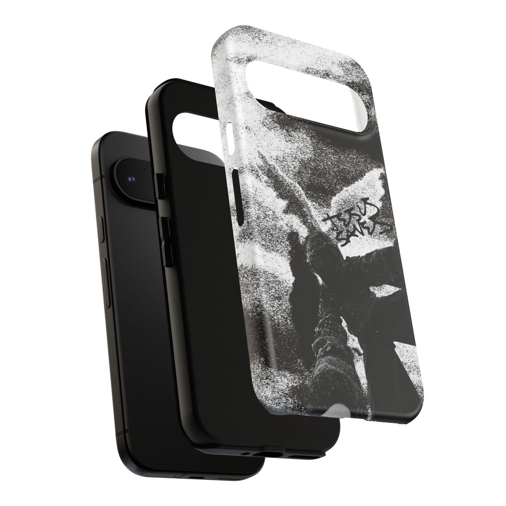 "Jesus Saves" Snowboarder - Tough Phone Case