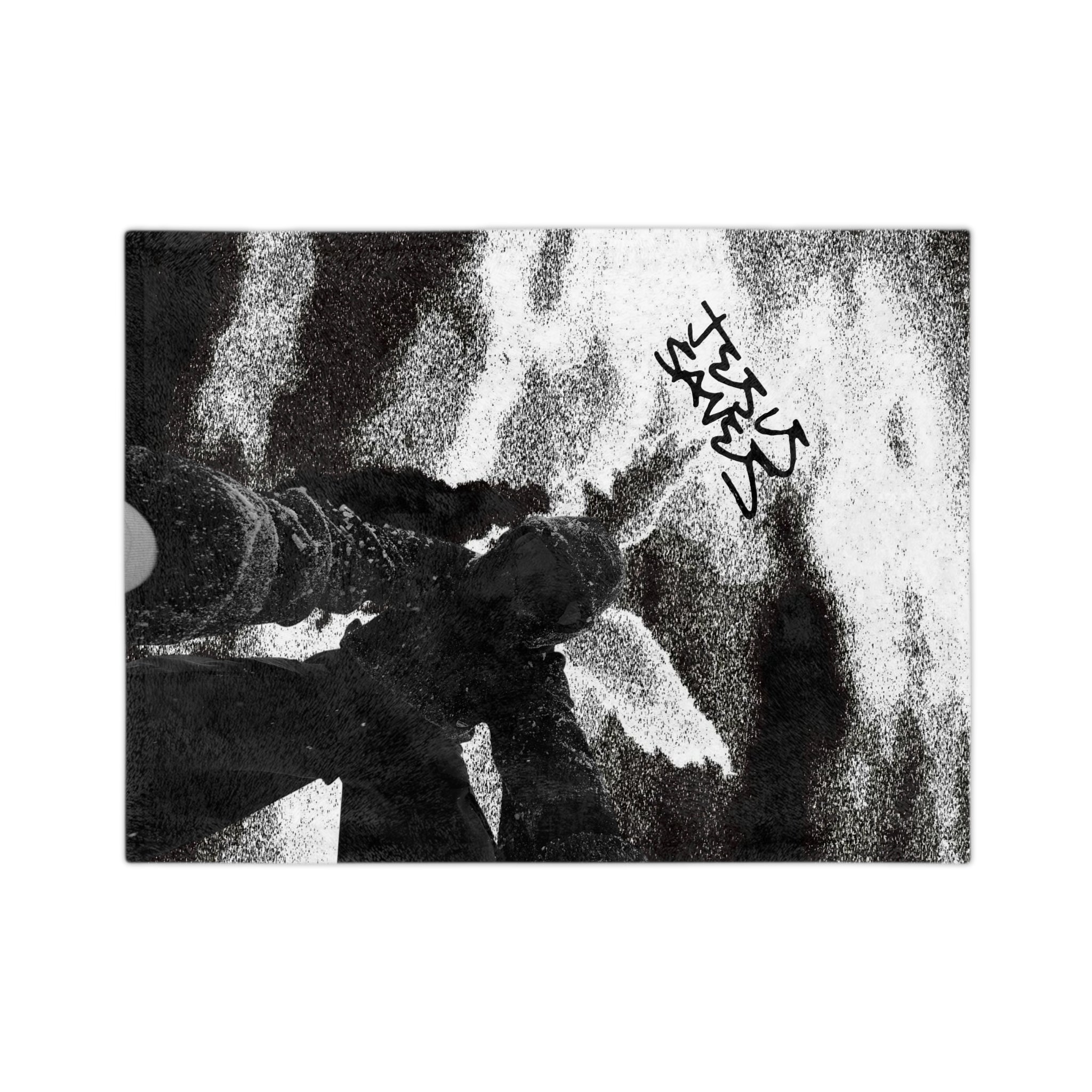"Jesus Saves" Snowboarder - Microfiber Blanket