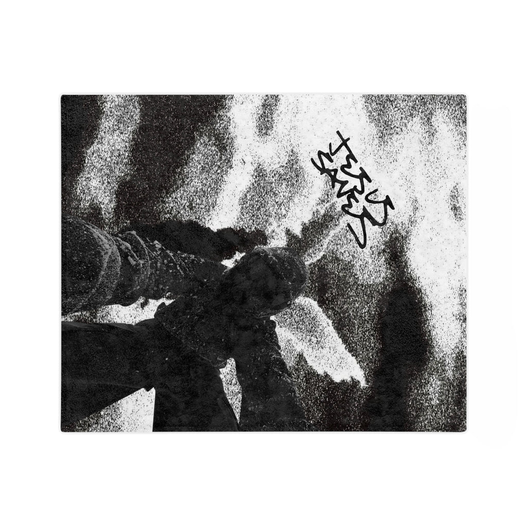 "Jesus Saves" Snowboarder - Microfiber Blanket