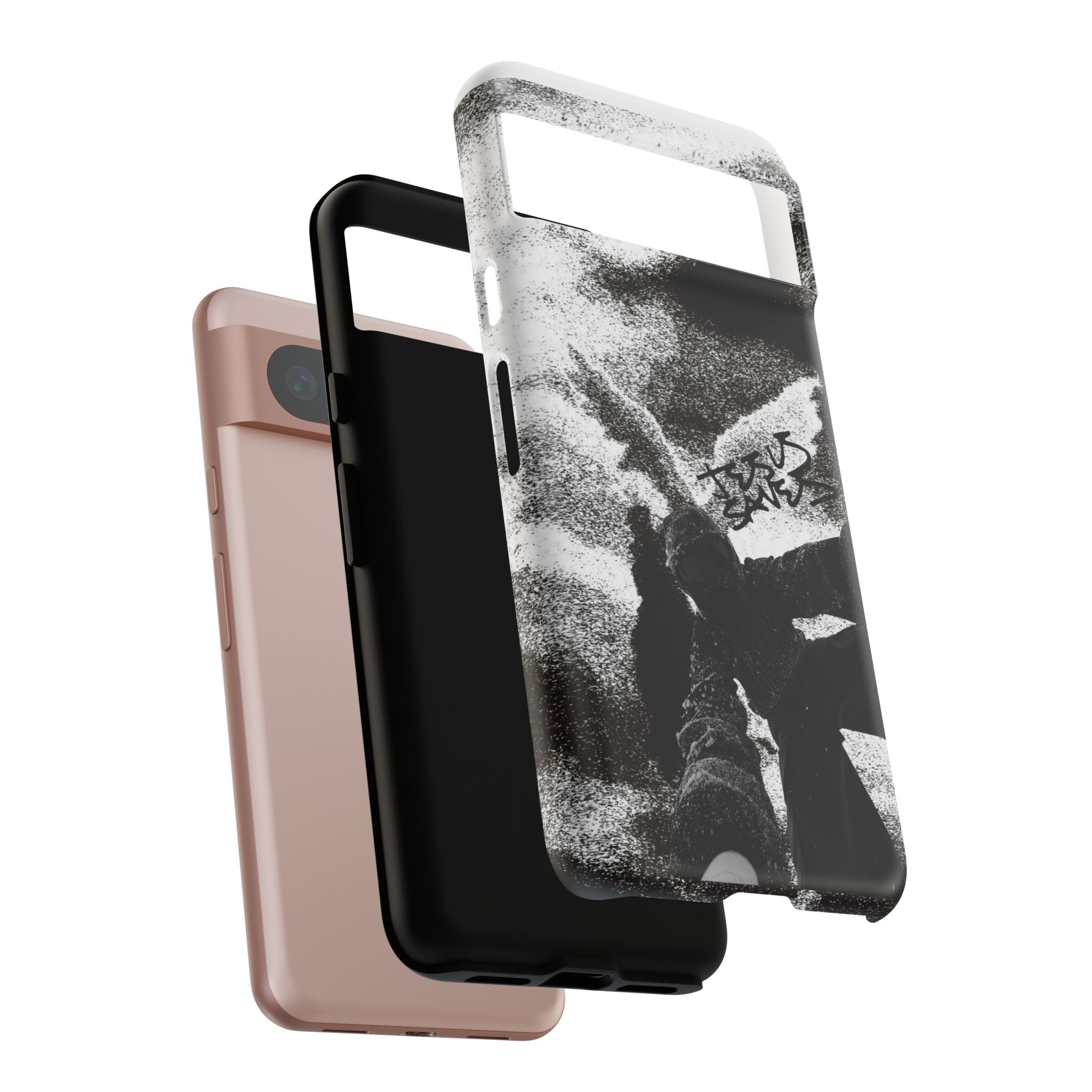 "Jesus Saves" Snowboarder - Tough Phone Case
