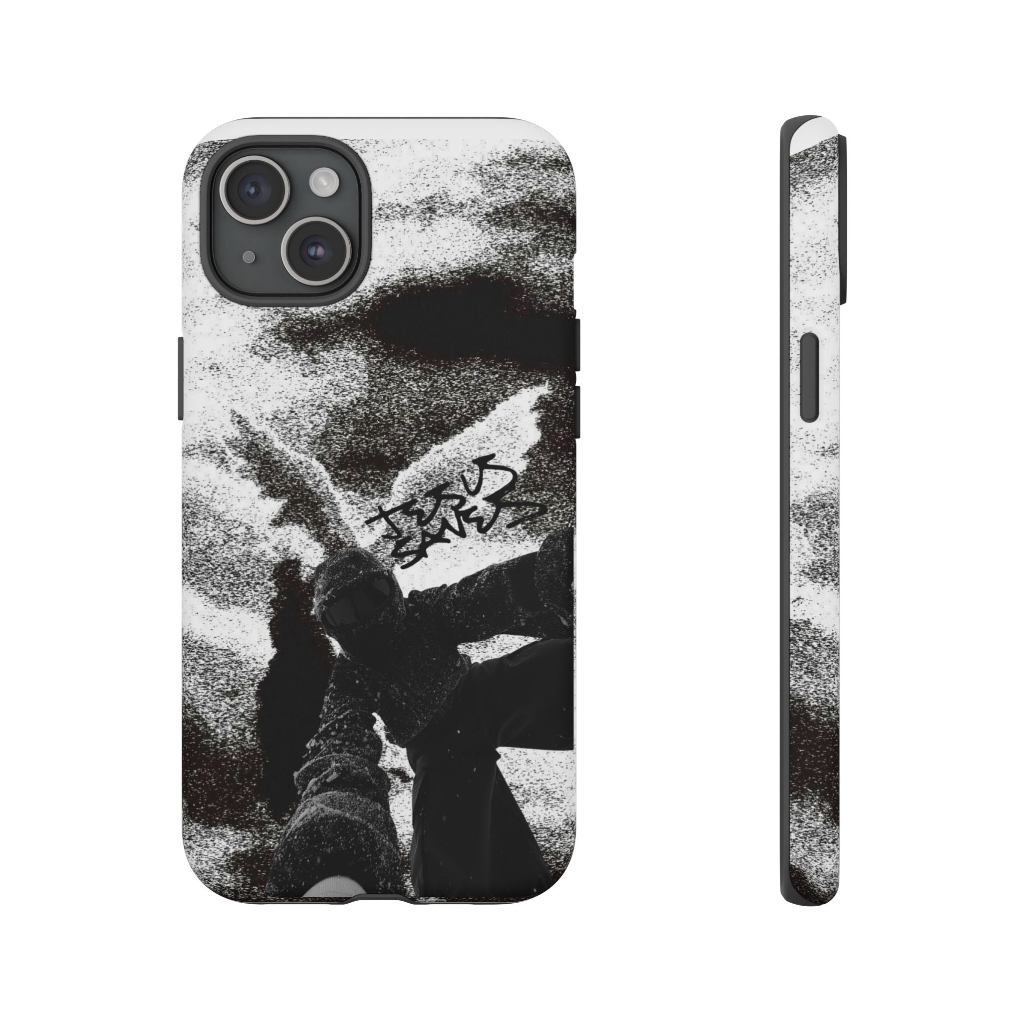 "Jesus Saves" Snowboarder - Tough Phone Case