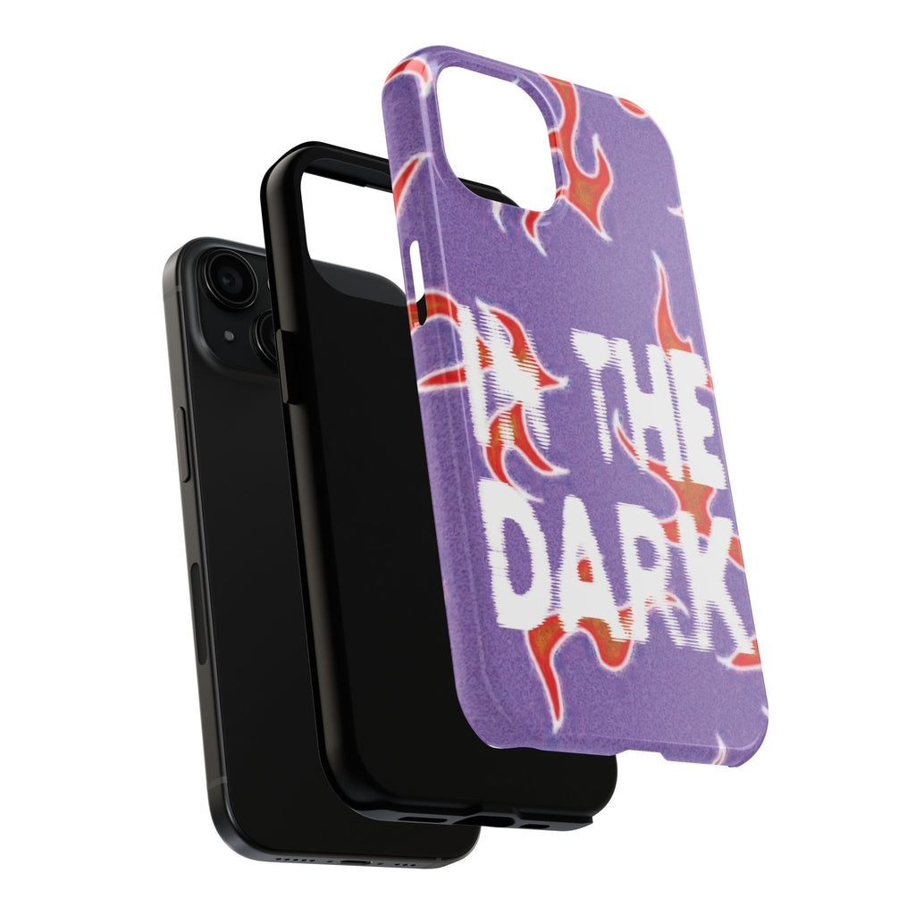 "In the Dark" Purple Flame - Phone Case