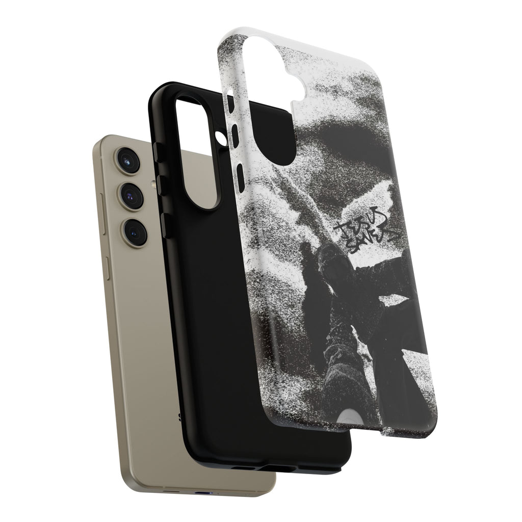 "Jesus Saves" Snowboarder - Tough Phone Case