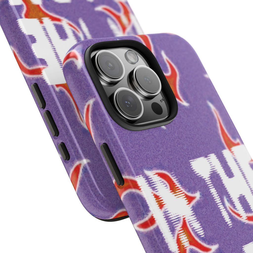 "In the Dark" Purple Flame - Phone Case
