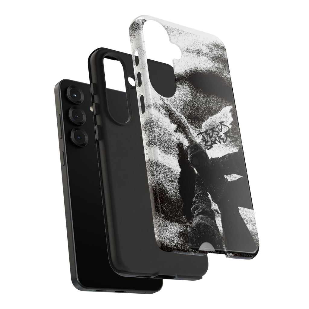 "Jesus Saves" Snowboarder - Tough Phone Case