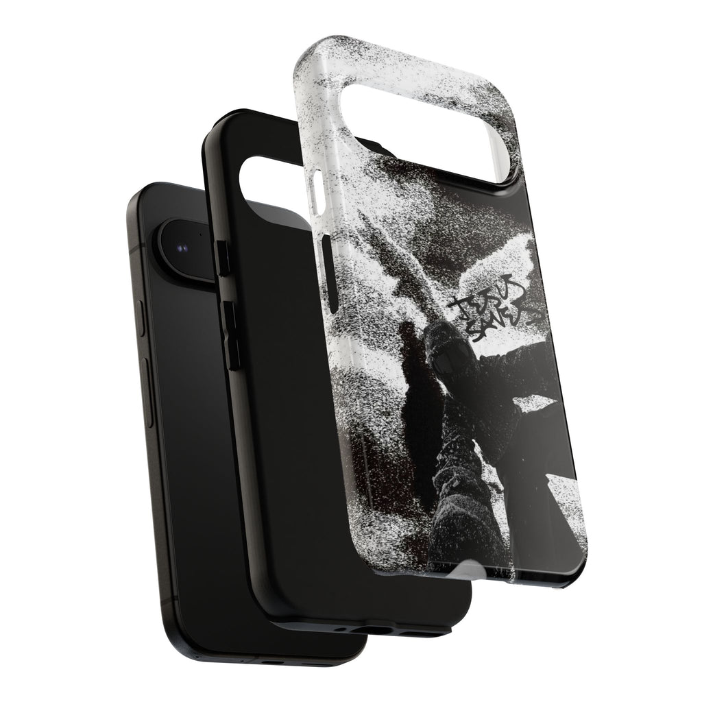 "Jesus Saves" Snowboarder - Tough Phone Case