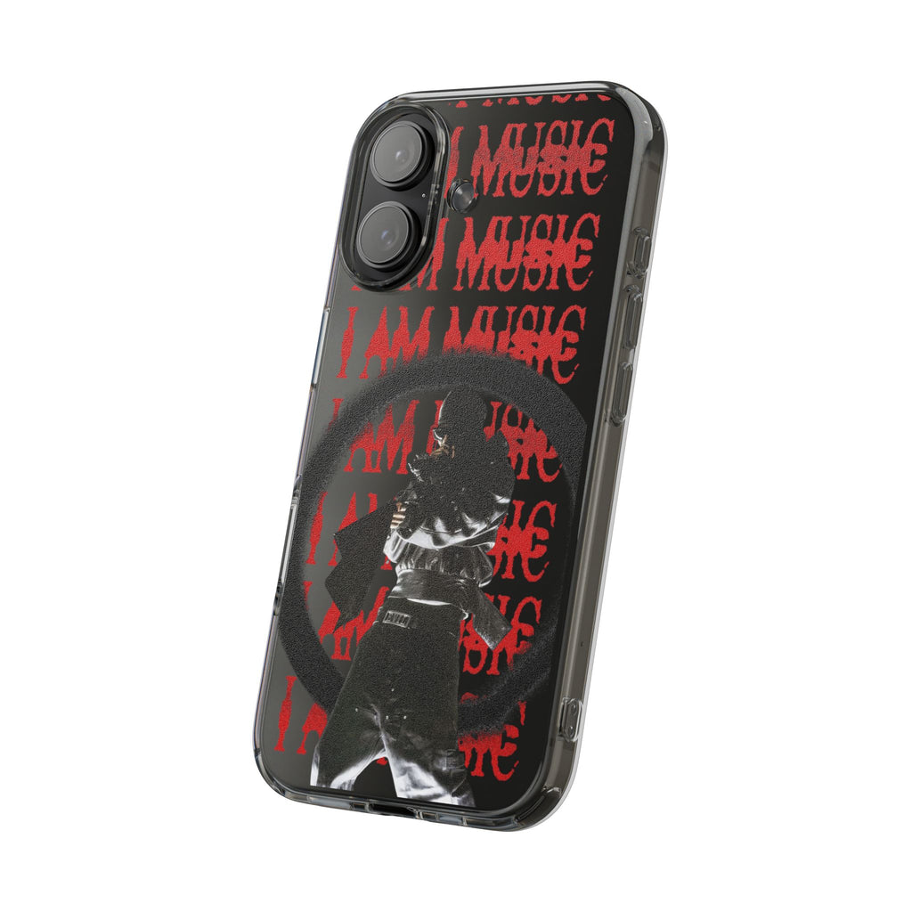 "I Am Music" - Clear Impact Phone Case