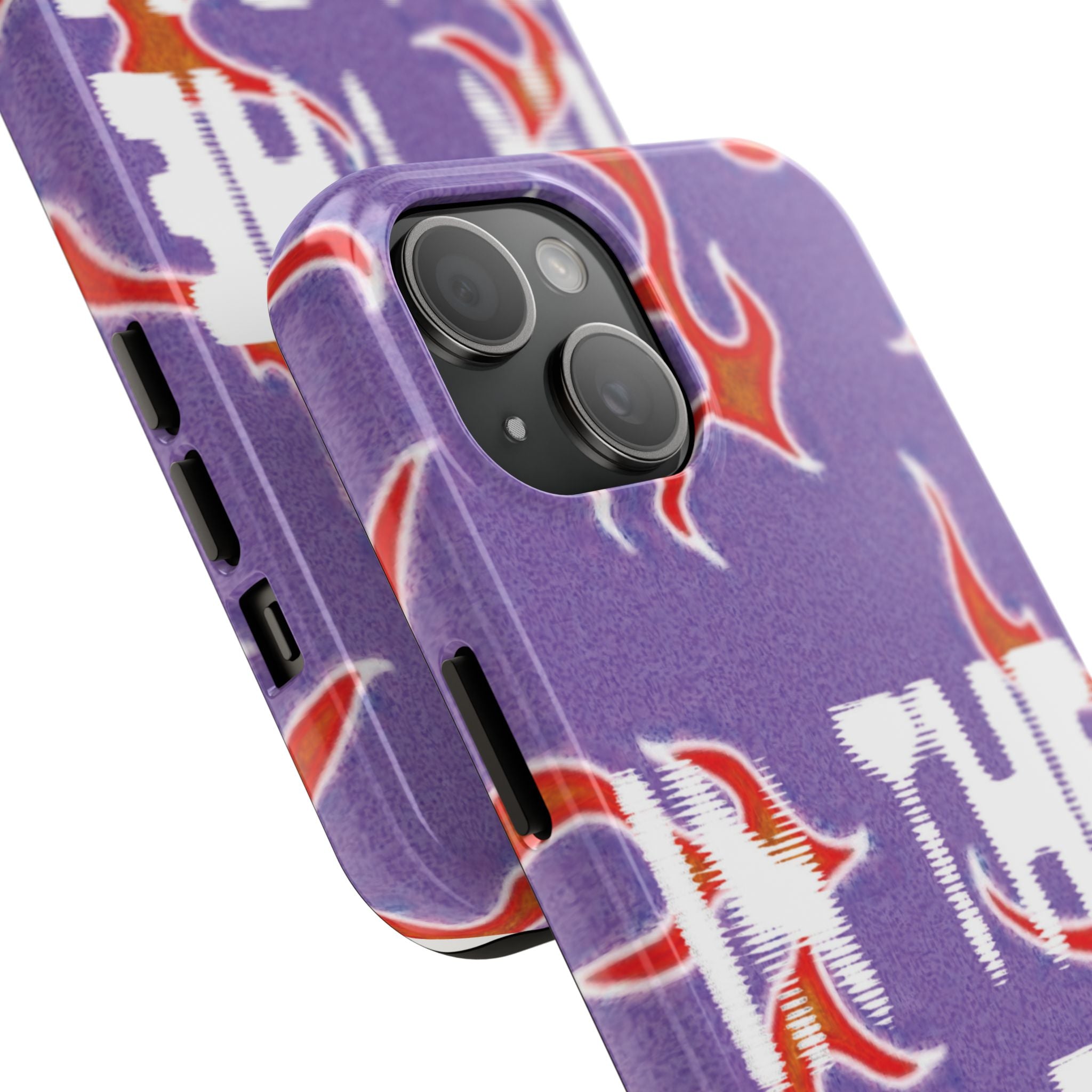 "In the Dark" Purple Flame - Phone Case