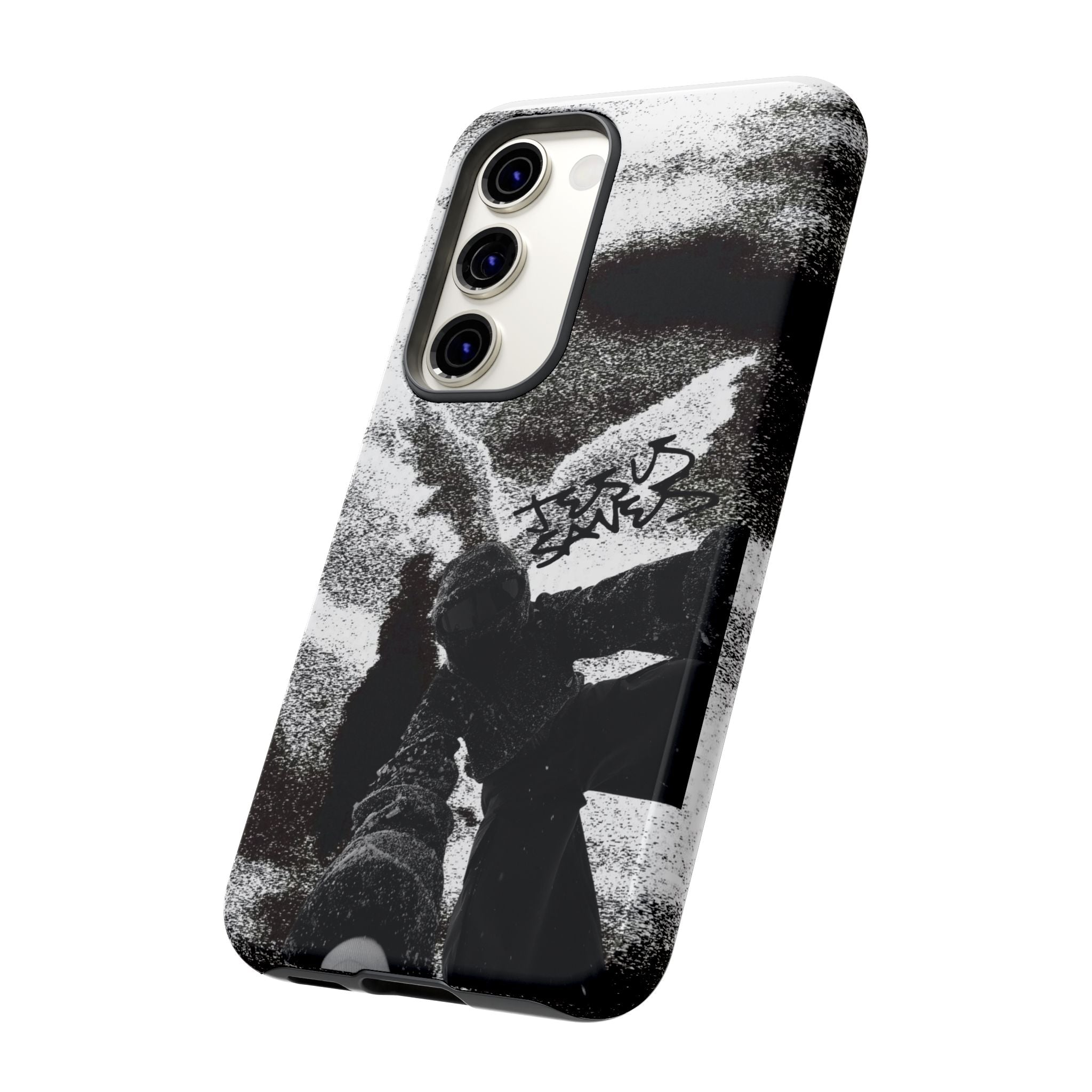 "Jesus Saves" Snowboarder - Tough Phone Case