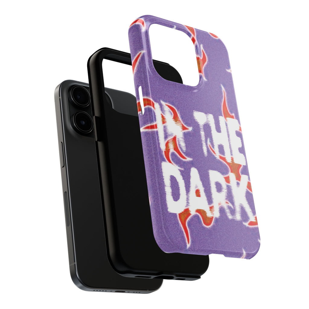 "In the Dark" Purple Flame - Phone Case