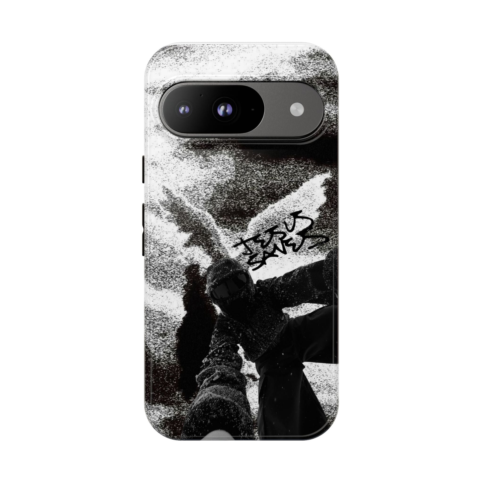 "Jesus Saves" Snowboarder - Tough Phone Case