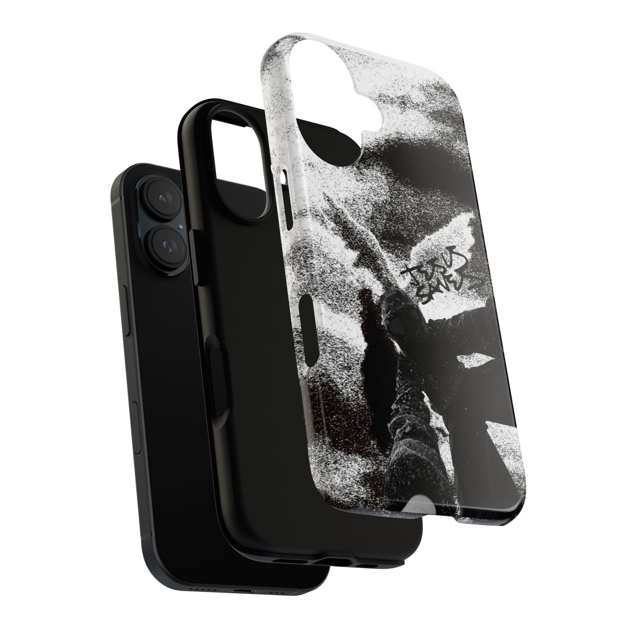 "Jesus Saves" Snowboarder - Tough Phone Case
