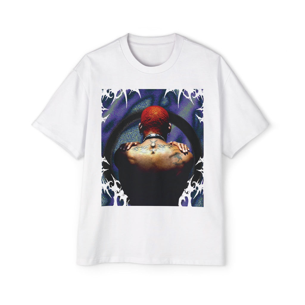 "Rodman" Back Tattoo Art - Oversized T-Shirt