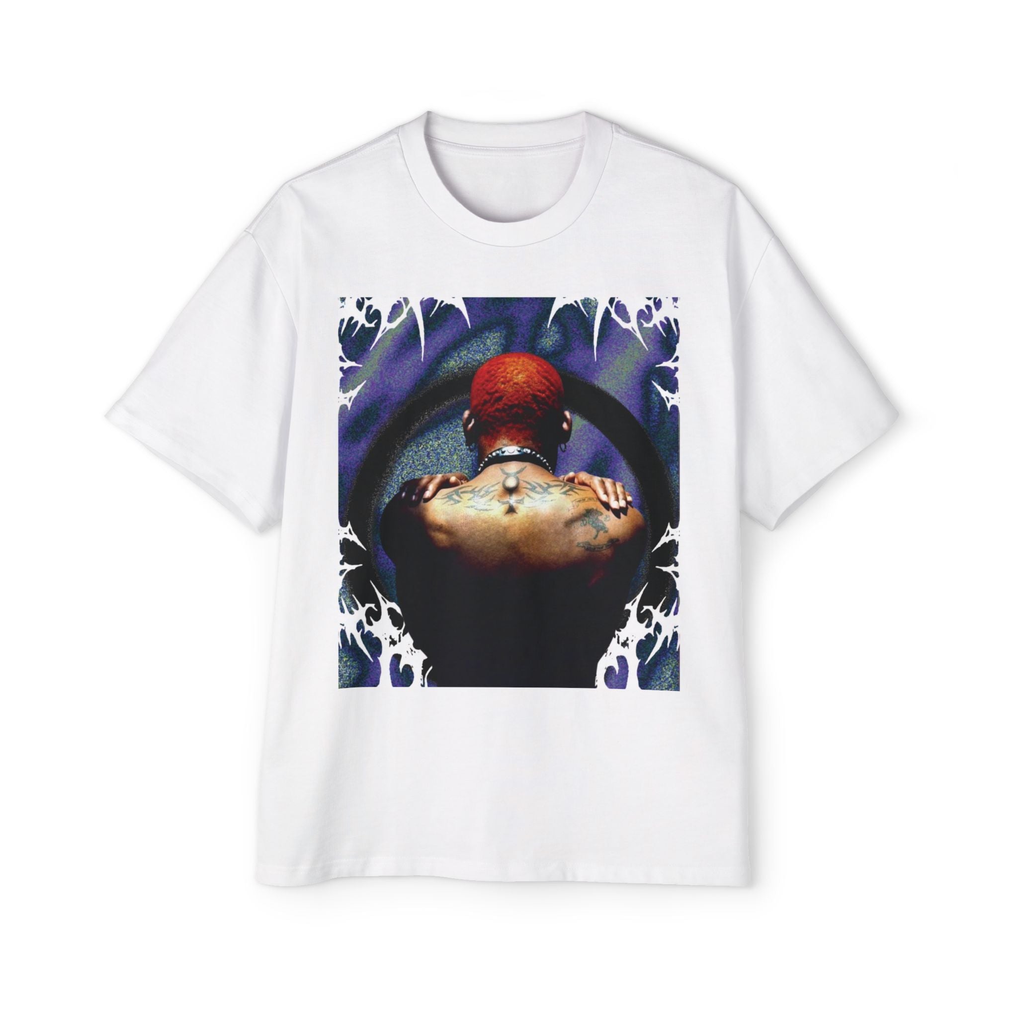 "Rodman" Back Tattoo Art - Oversized T-Shirt