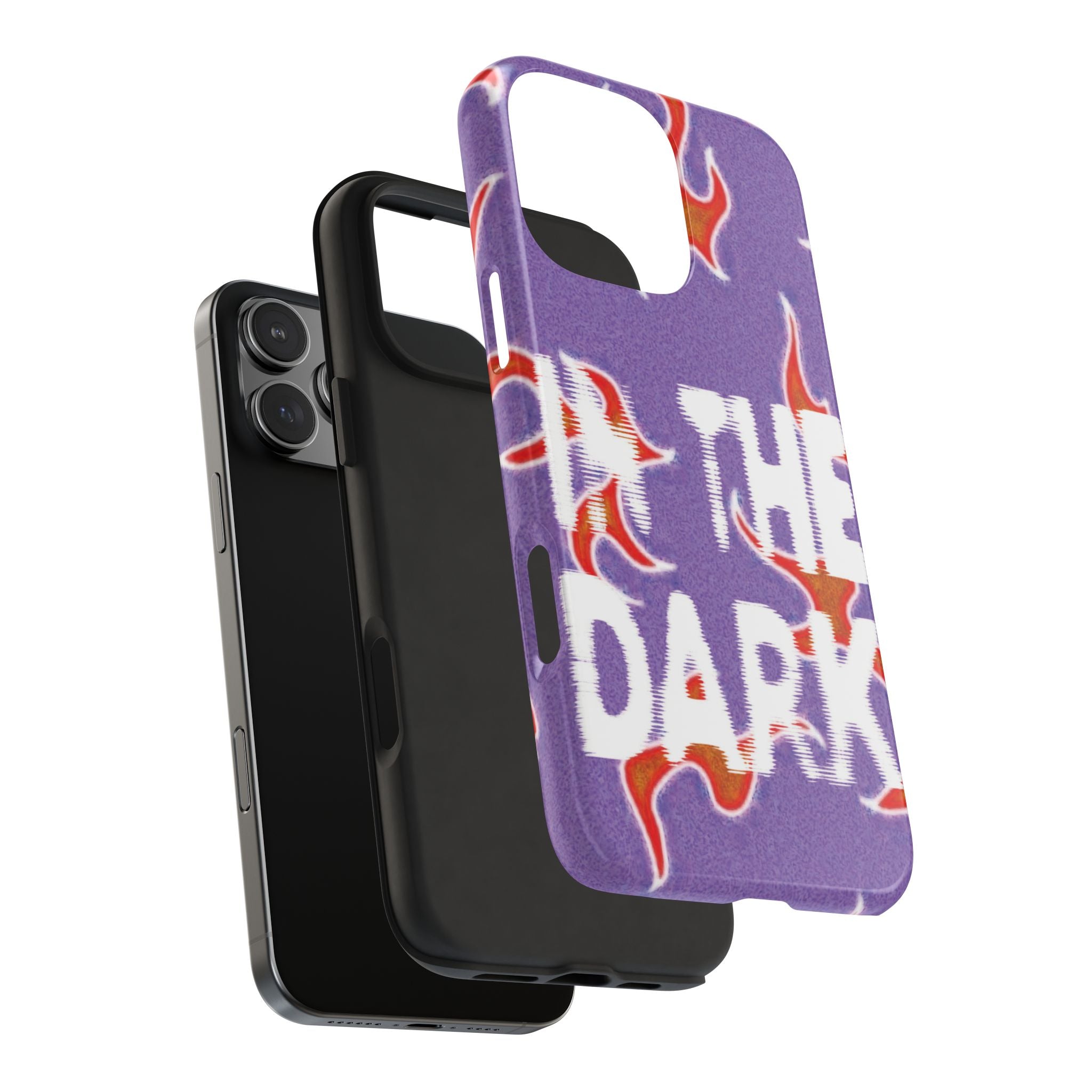 "In the Dark" Purple Flame - Phone Case