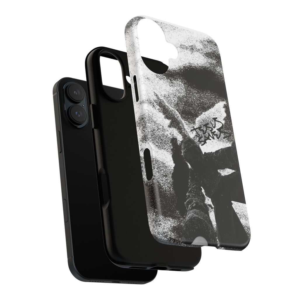 "Jesus Saves" Snowboarder - Tough Phone Case