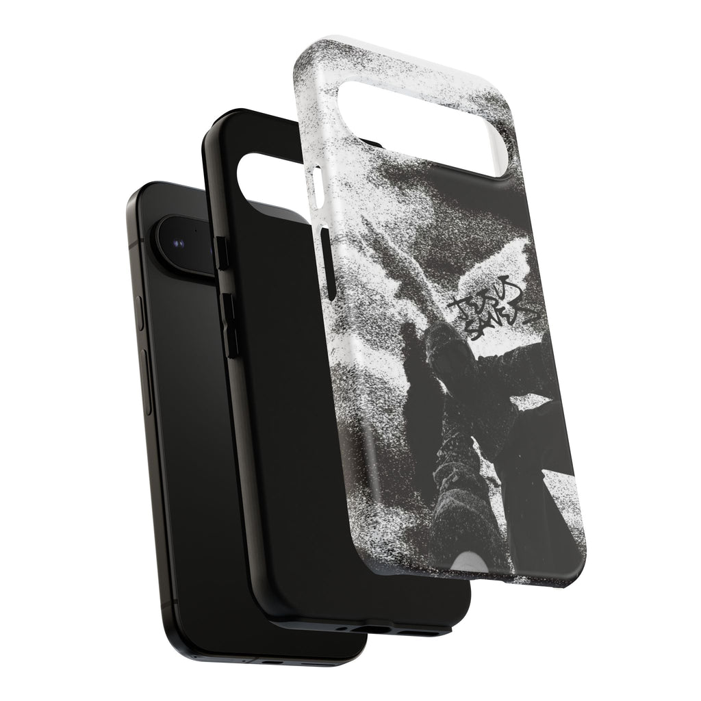 "Jesus Saves" Snowboarder - Tough Phone Case