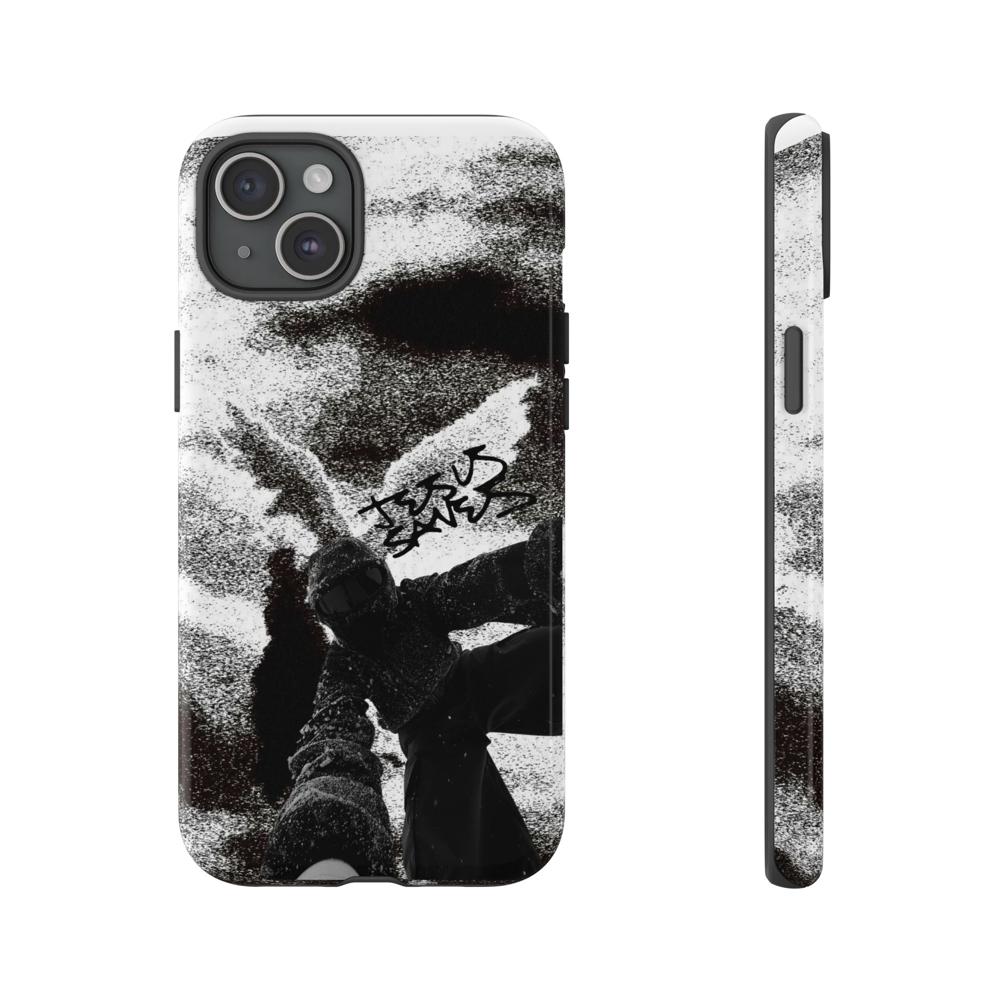 "Jesus Saves" Snowboarder - Tough Phone Case