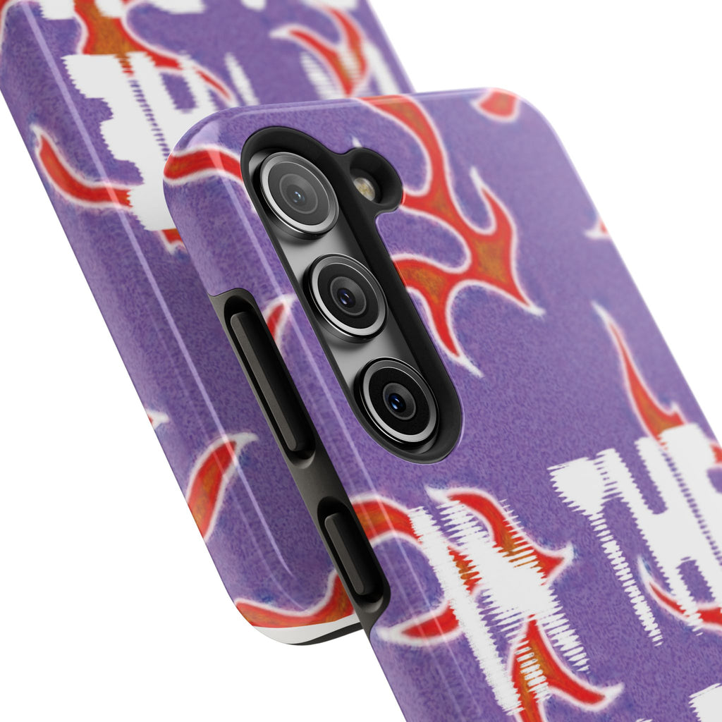 "In the Dark" Purple Flame - Phone Case