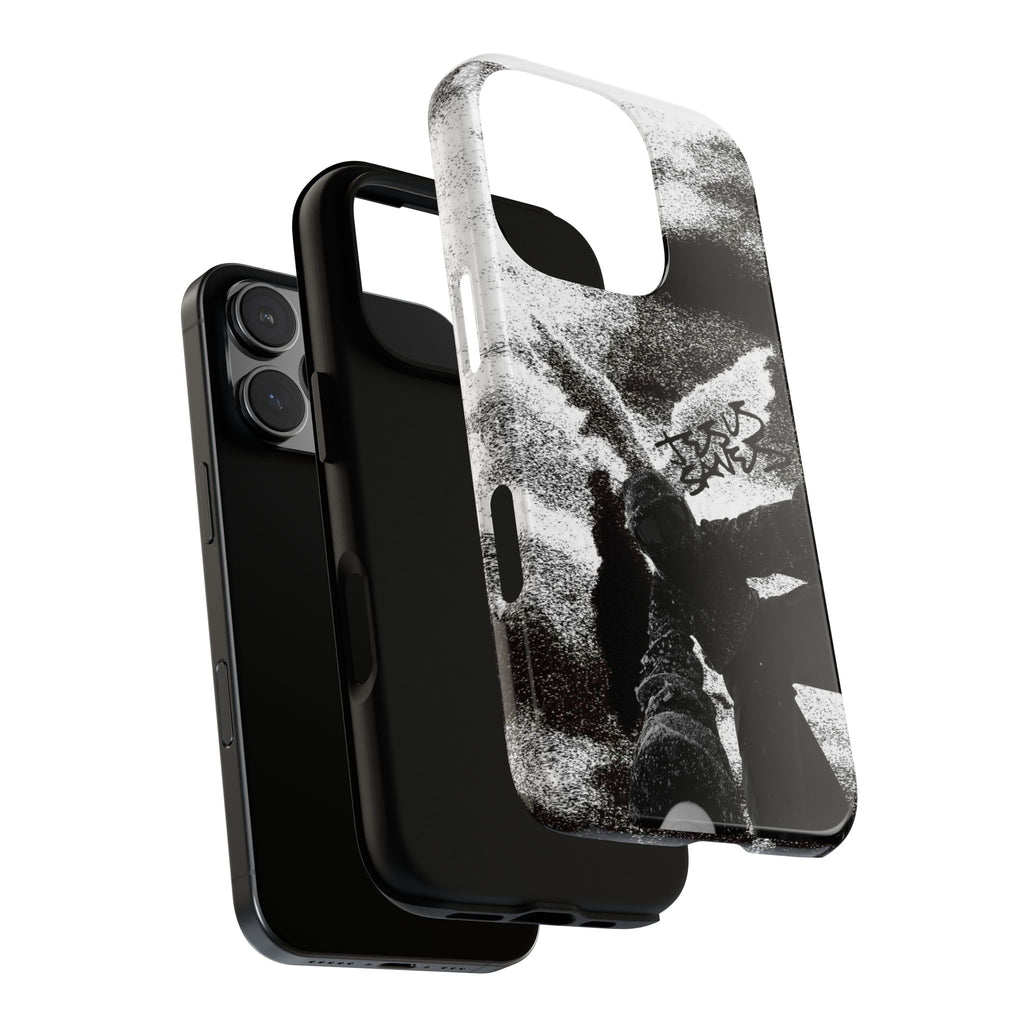 "Jesus Saves" Snowboarder - Tough Phone Case