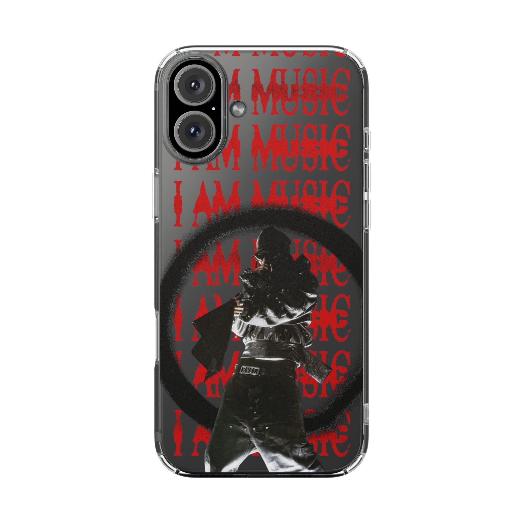 "I Am Music" - Clear Impact Phone Case