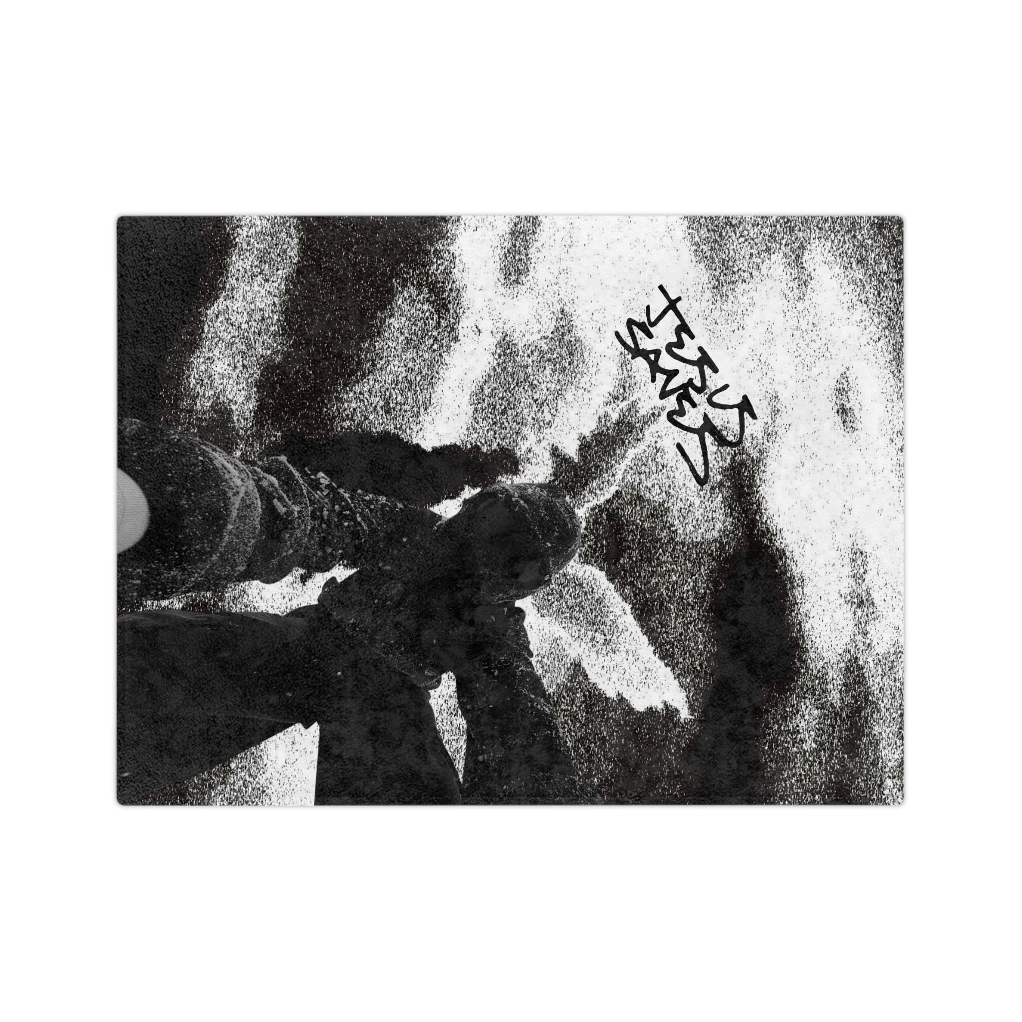 "Jesus Saves" Snowboarder - Microfiber Blanket