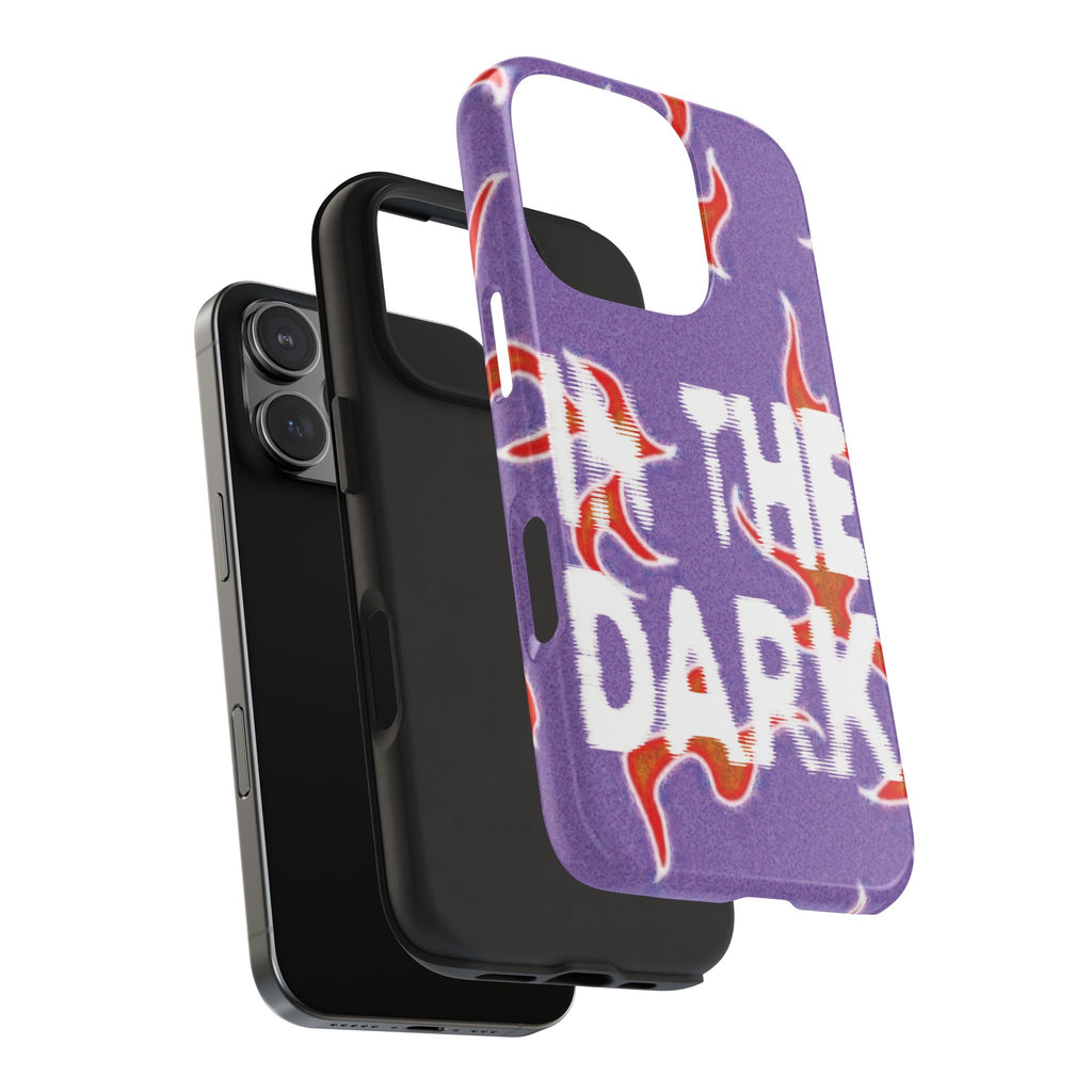 "In the Dark" Purple Flame - Phone Case